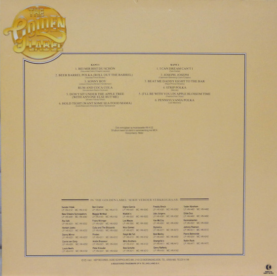 The Andrews Sisters  Rum And Coca Cola : LP Back